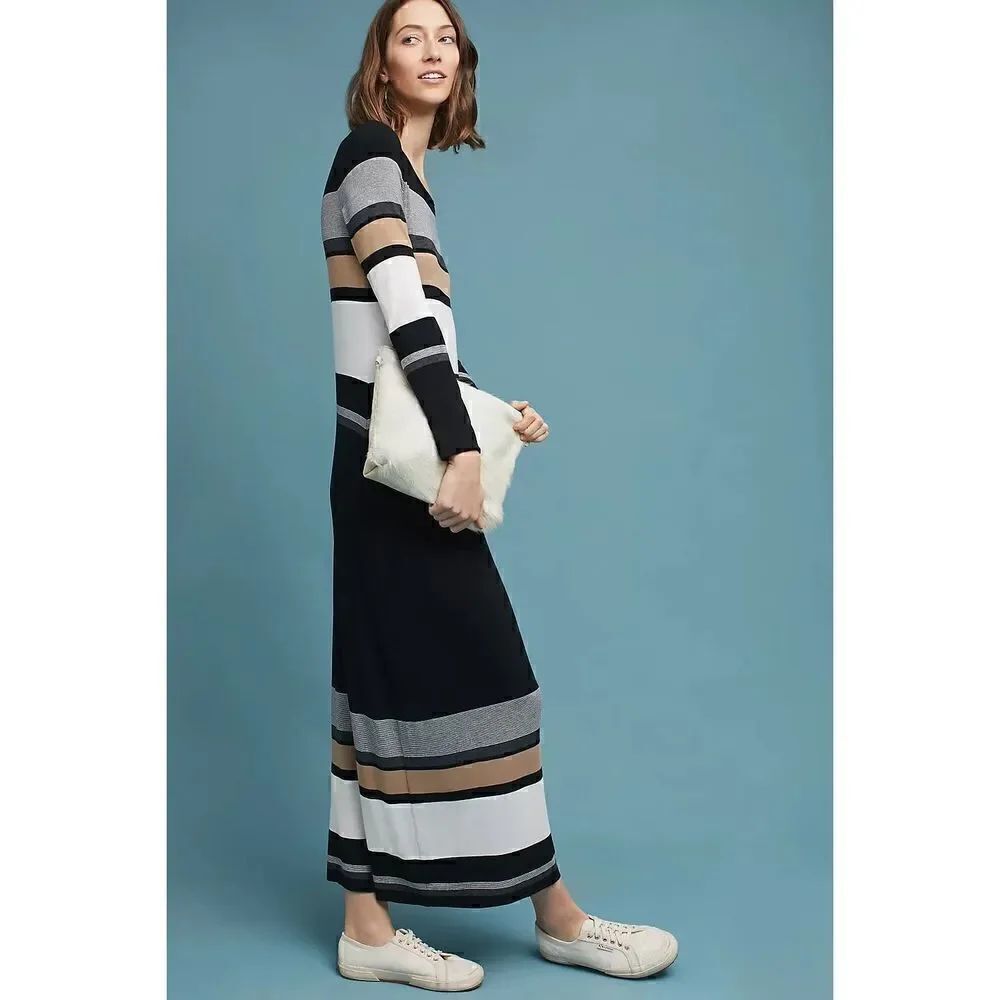 Anthropologie Bailey 44 Norwich Stripe Maxi Dress size XS